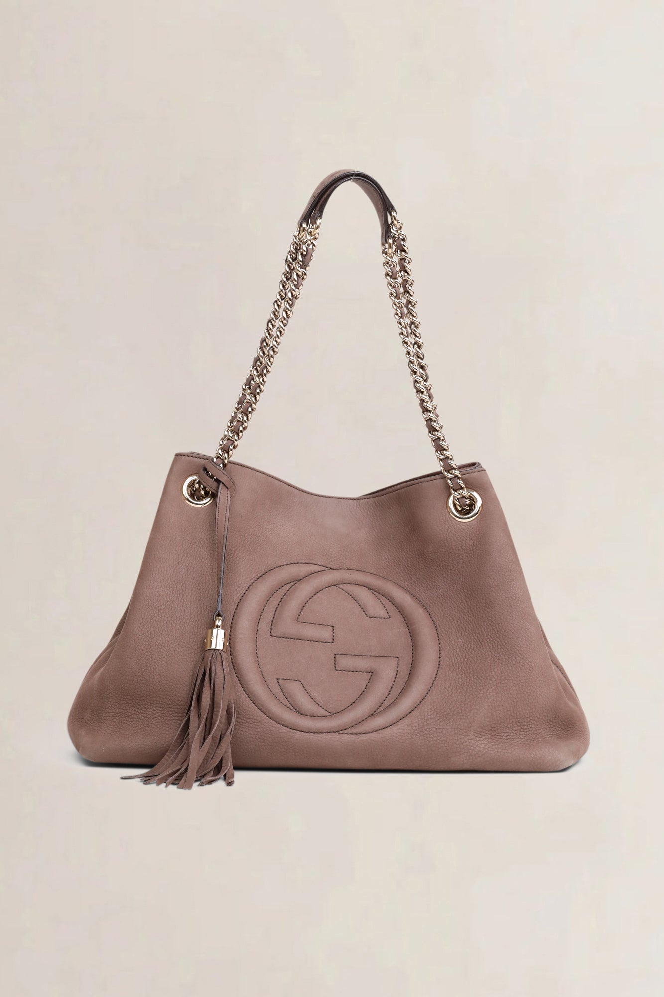 Taupe Soho Medium Shoulder Bag