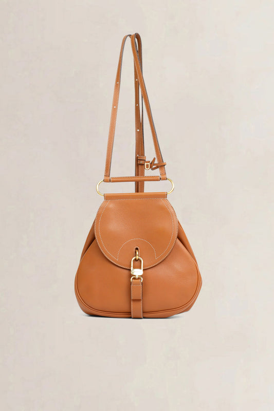 Cognac Cerceau PM Crossbody Bag