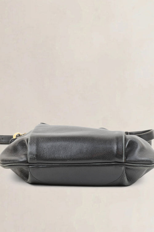 Delvaux Black Flou Shoulder Bag