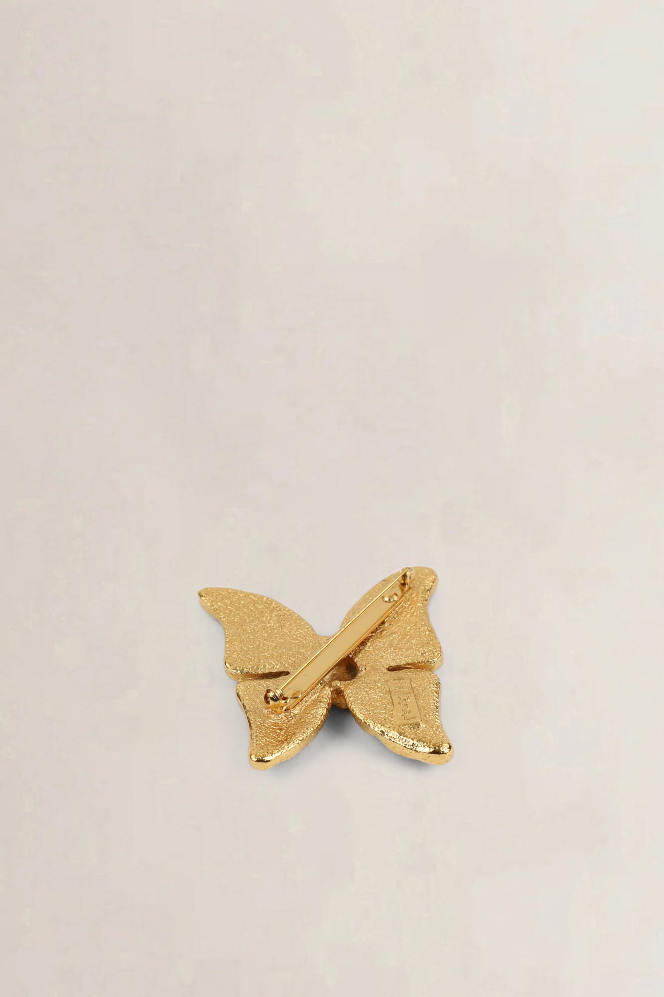 YSL Vintage Purple Butterfly Brooch