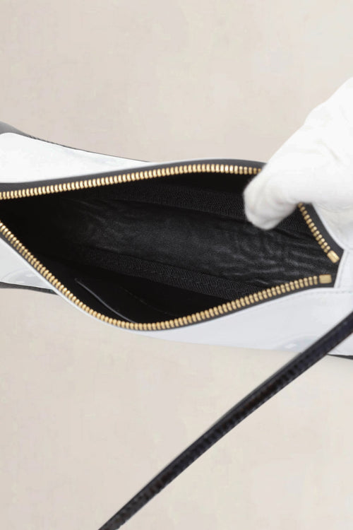 JW Anderson White & Black Bumper Cassette Bag