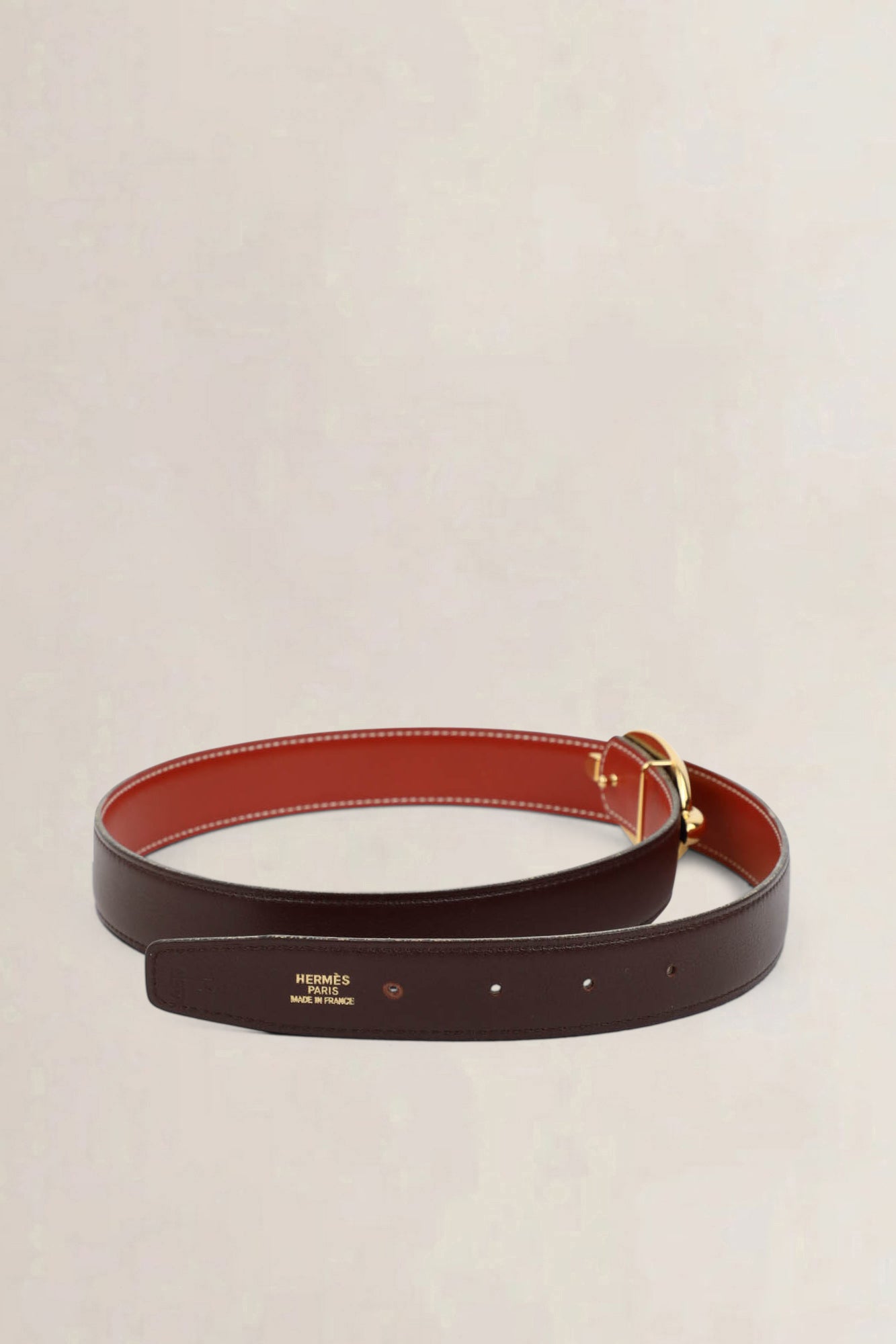 Brown Boucle Chaîne D'Ancre Belt