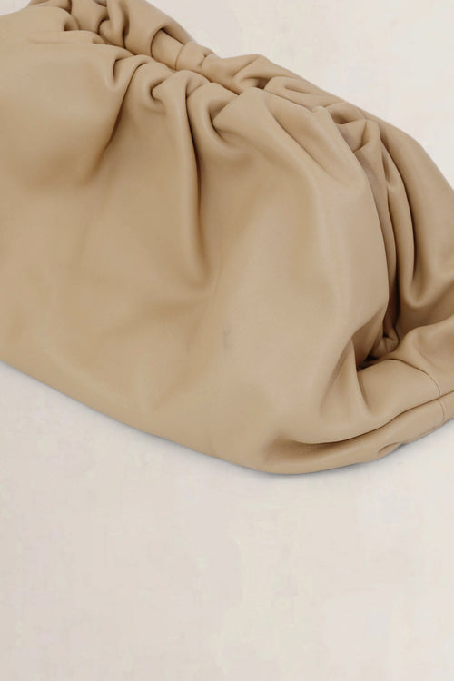 Bottega Veneta Almond Calfskin The Pouch