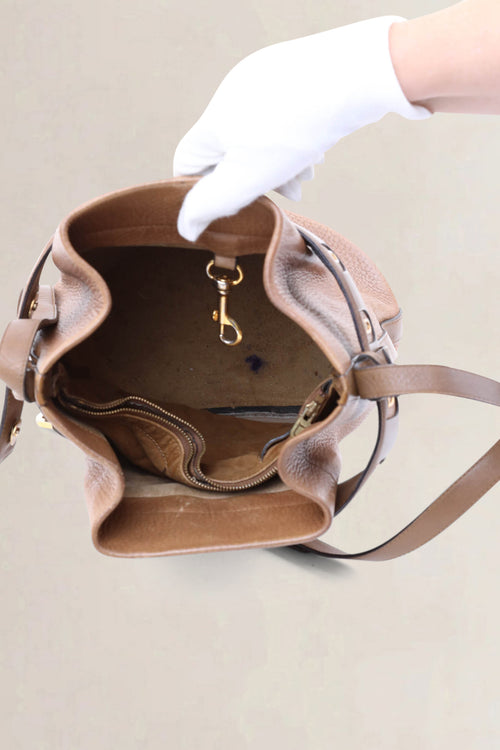 Delvaux Brown Calicot Crossbody Bag