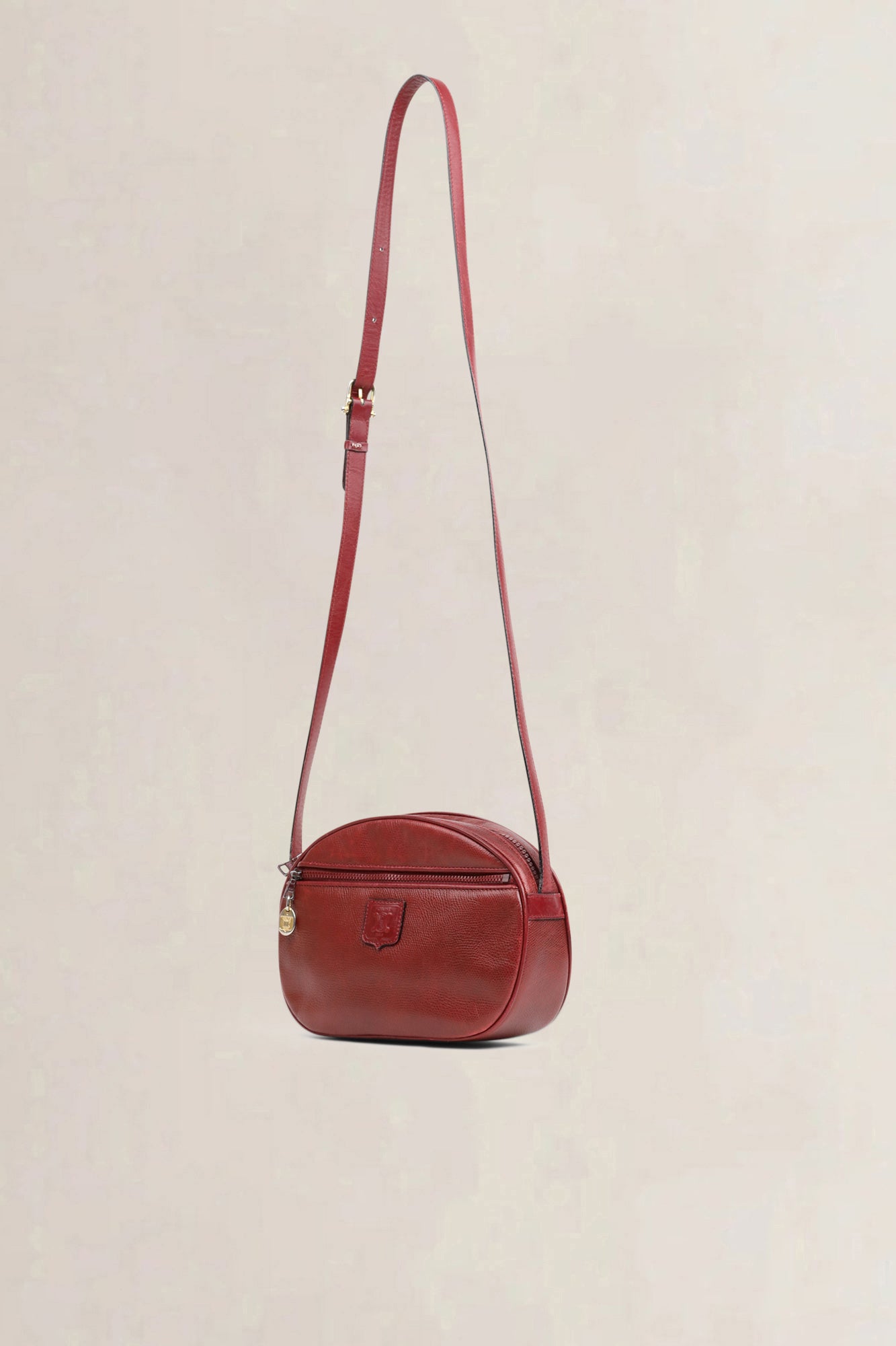 Vintage Red Crossbody Bag