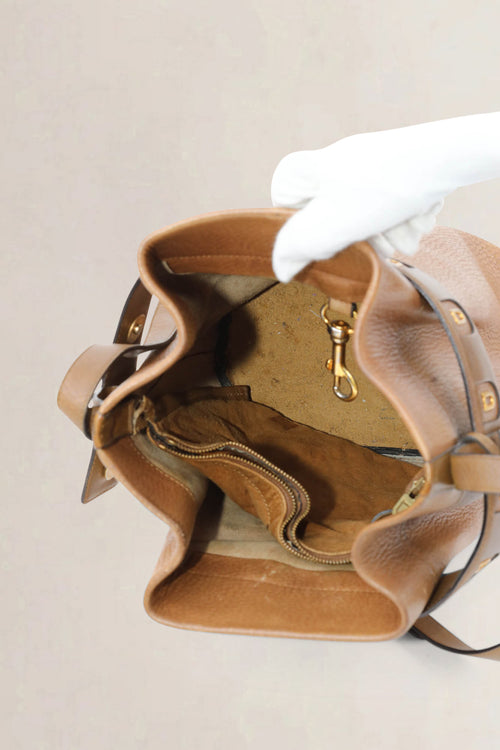 Delvaux Brown Calicot Crossbody Bag