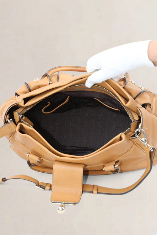 Céline Beige Blossom Crossbody Bag