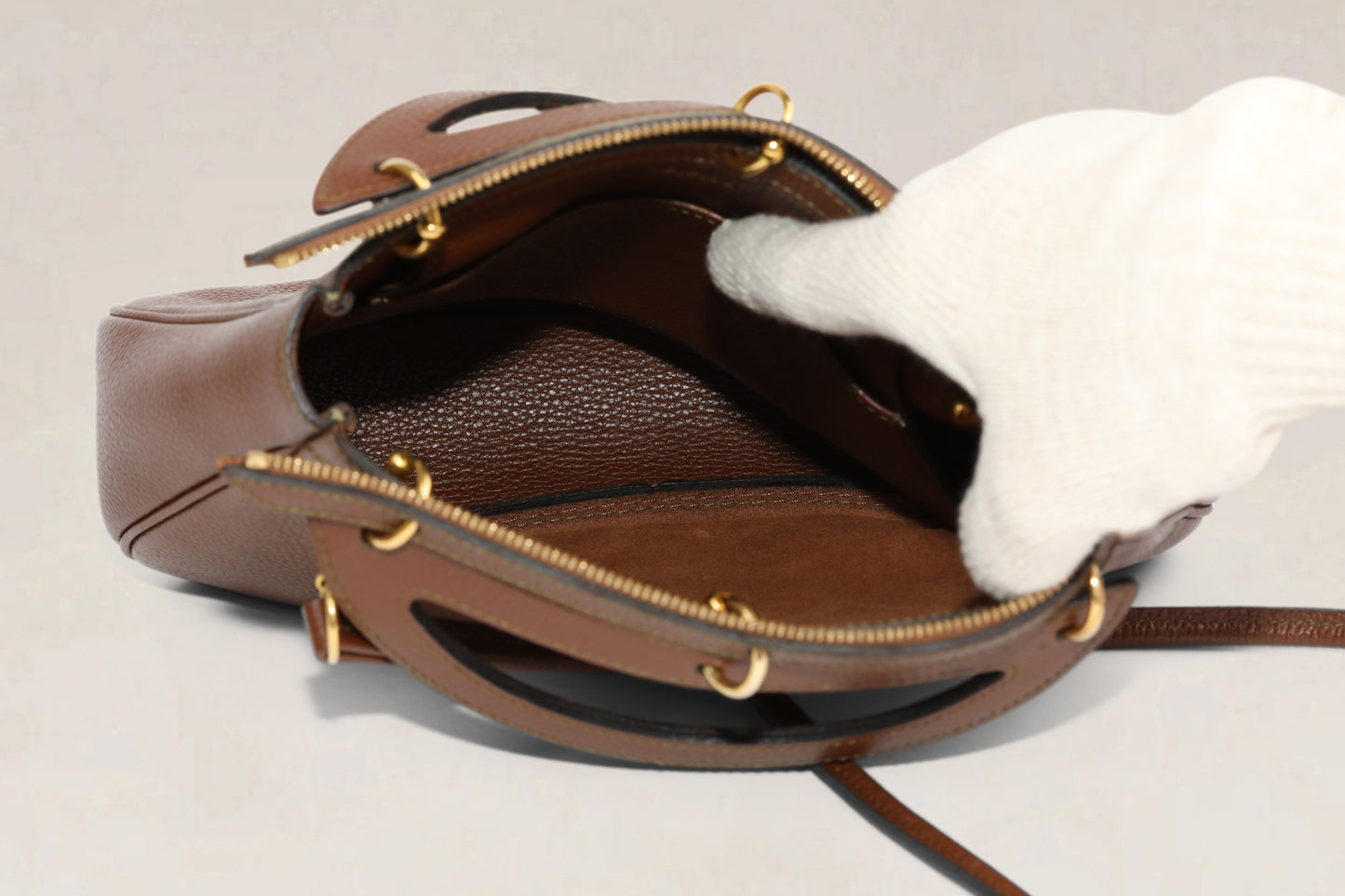 Brown Mango PM Crossbody Bag