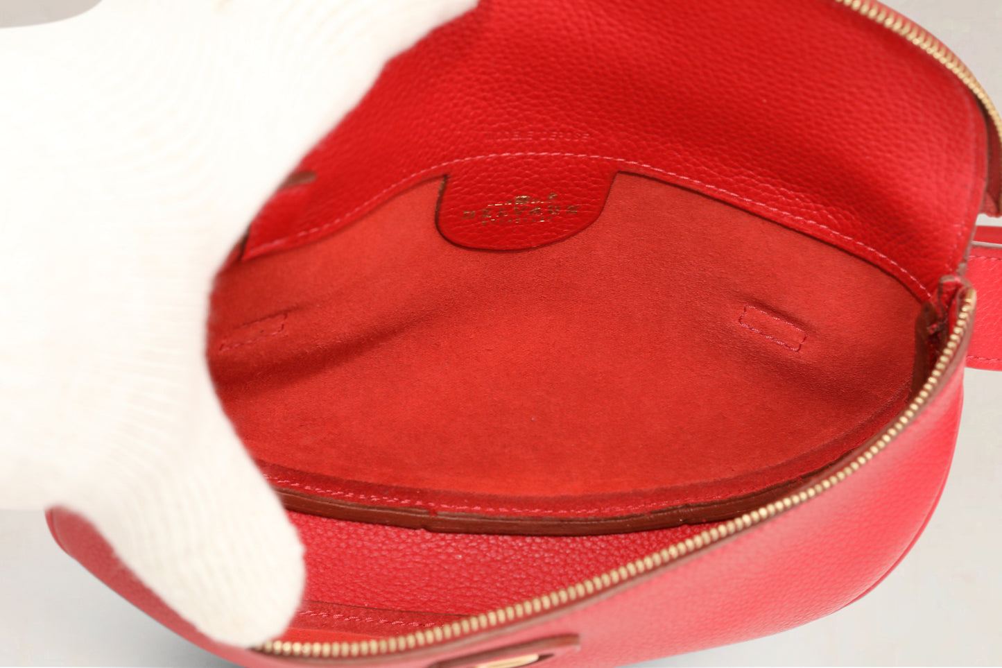 Sac ceinture rouge Musette de Delvaux