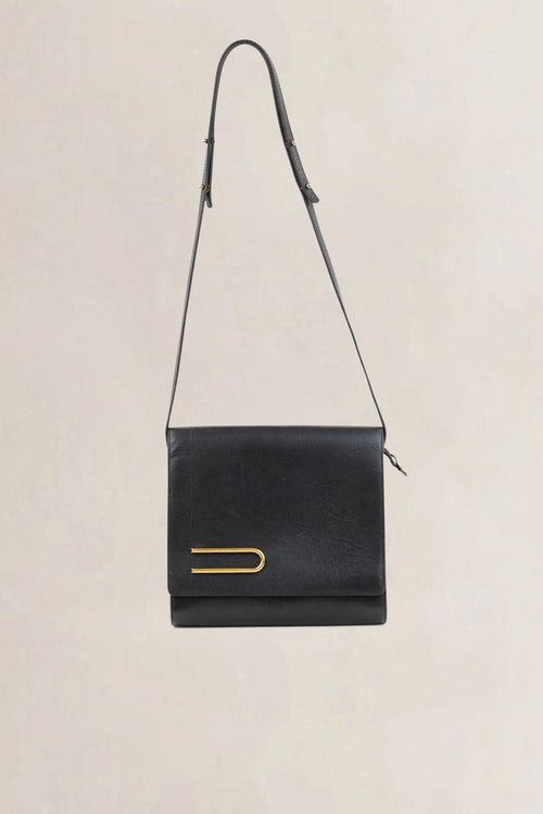Delvaux Black Diademe Crossbody Bag