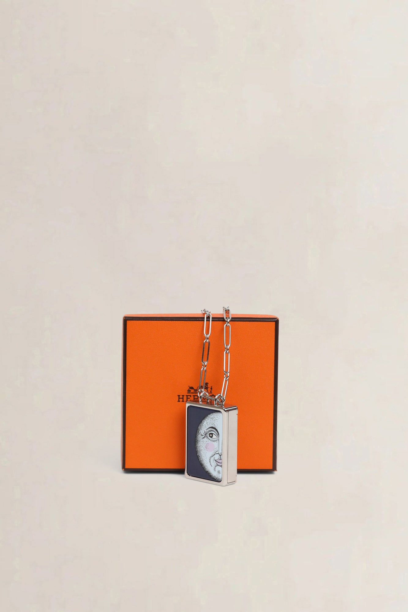 Palladium Enamel Dream Box Necklace