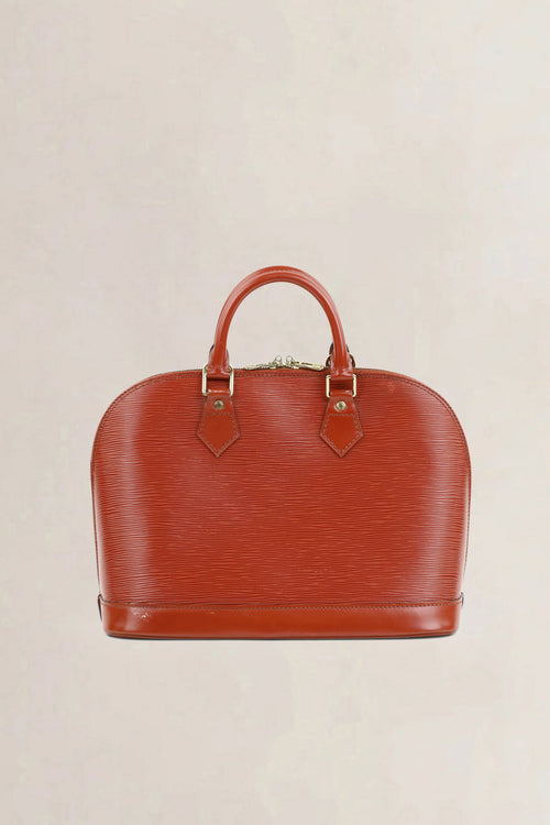 Louis Vuitton Brown Alma Top Handle Bag