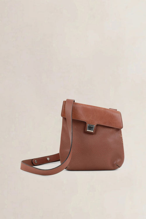 Deux De Delvaux Brown Crossbody Bag