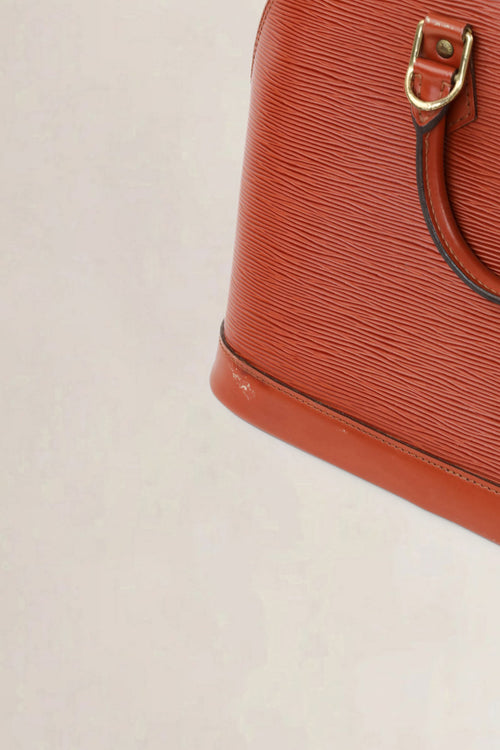 Louis Vuitton Brown Alma Top Handle Bag