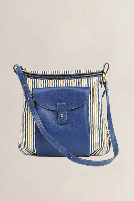 Multicolor Moissac MM Toile De Cuir Crossbody Bag
