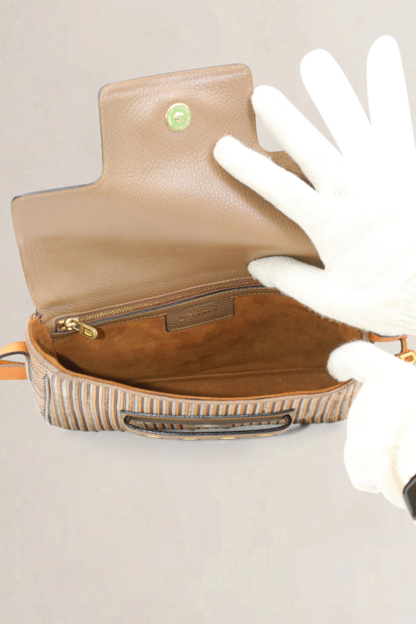 Brown Toile De Cuir Malbec Crossbody Bag