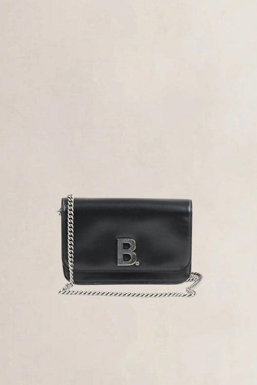 Black B-Wallet On Chain Crossbody Bag