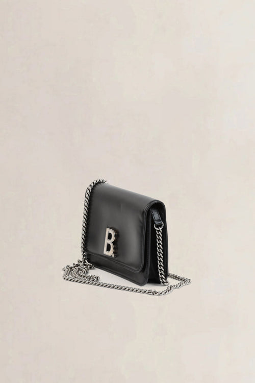 Black B-Wallet On Chain Crossbody Bag