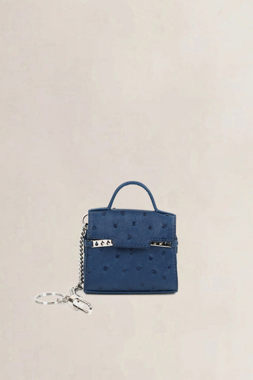 Tempête Blue Ostrich Charm