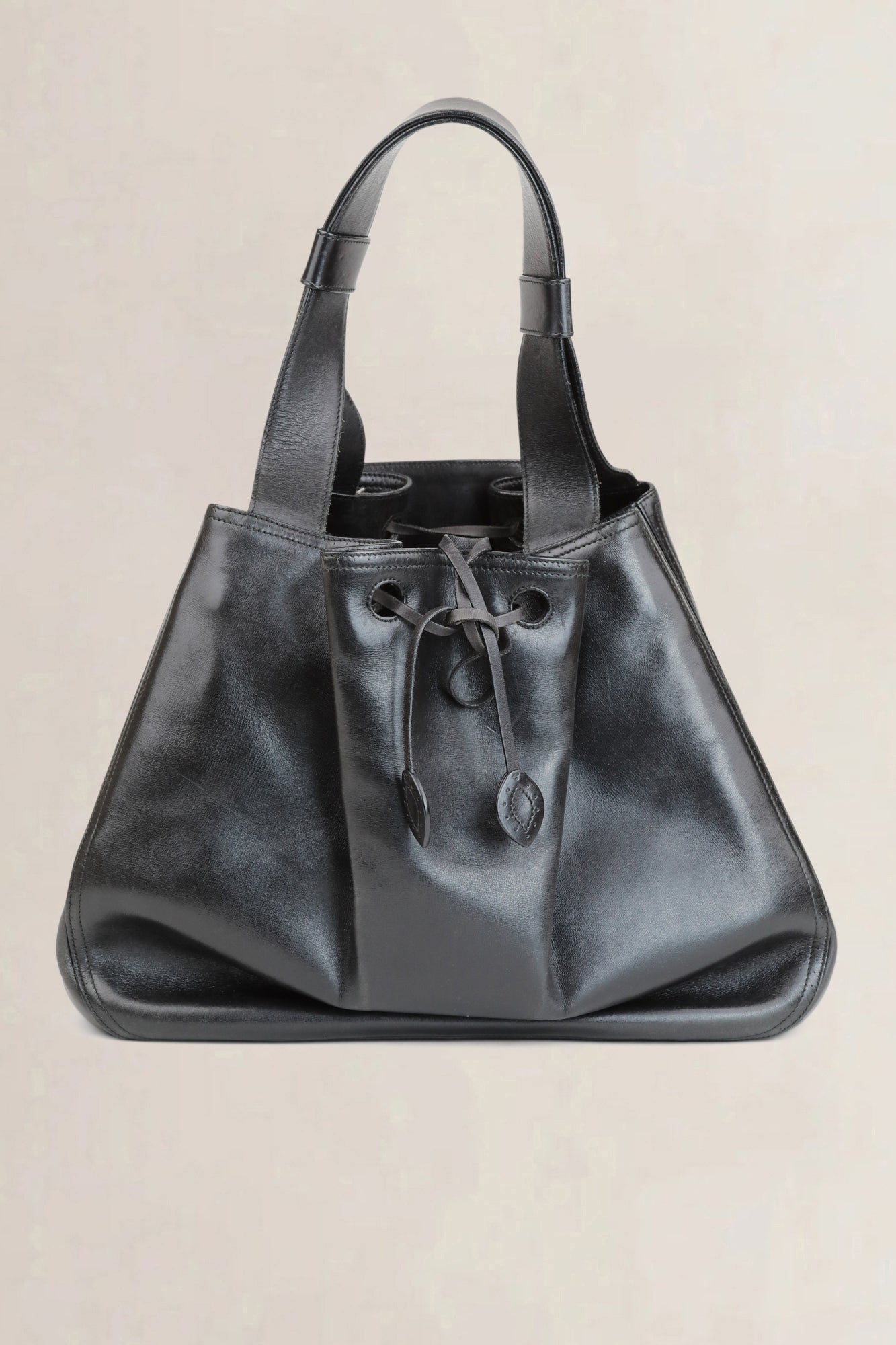 Black Leather Shoulder Bag