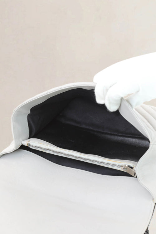 Grey College Large Shoulder Bag