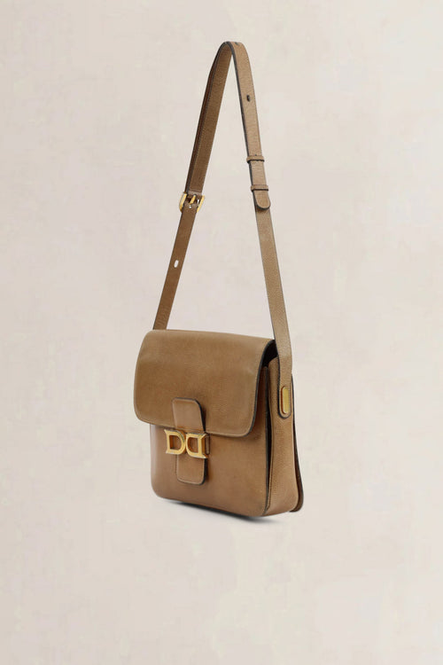 Brown Bourgogne Crossbody Bag