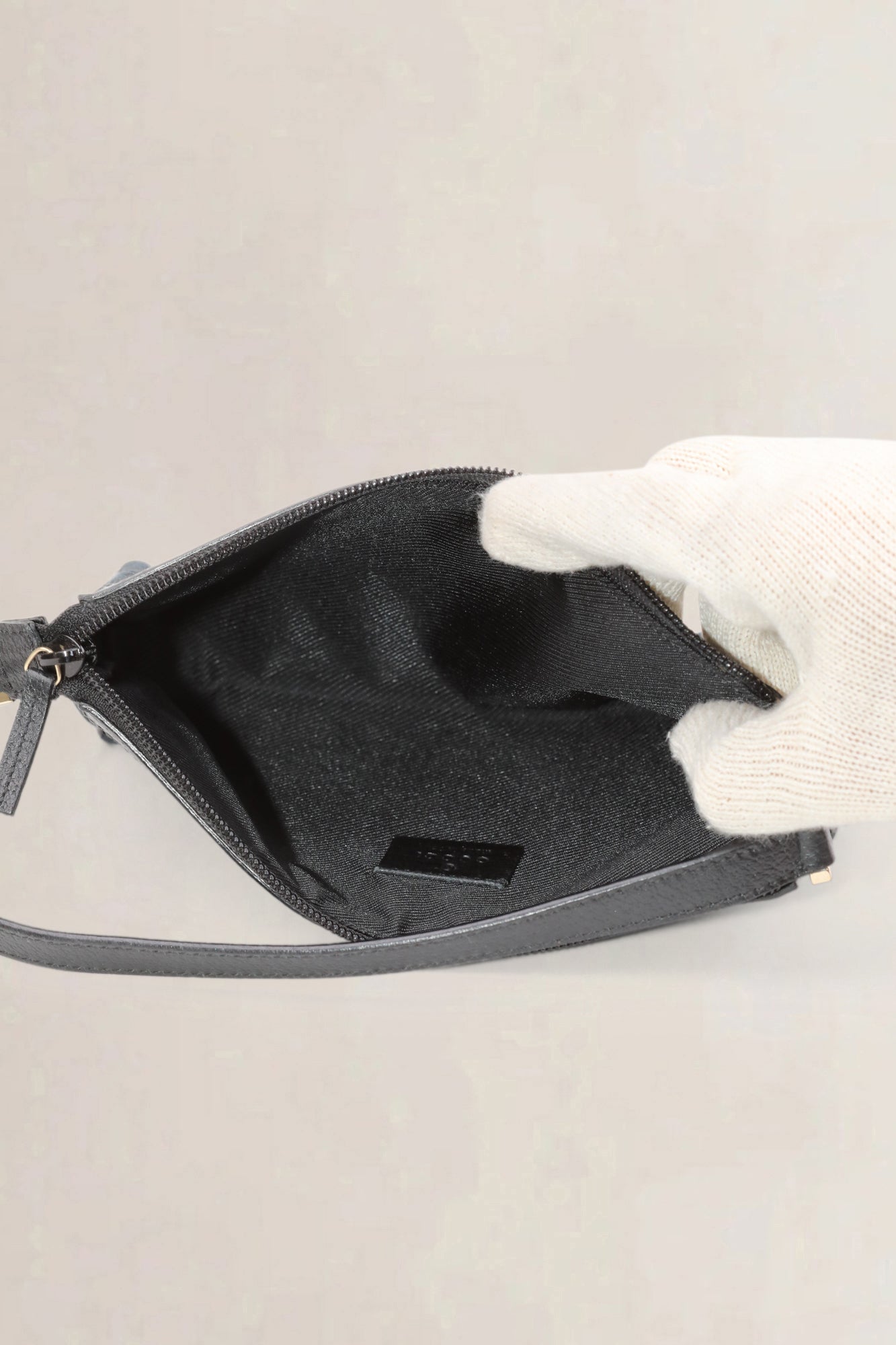 Gucci Zwarte GG Canvas Abbey D-Ring Schoudertas