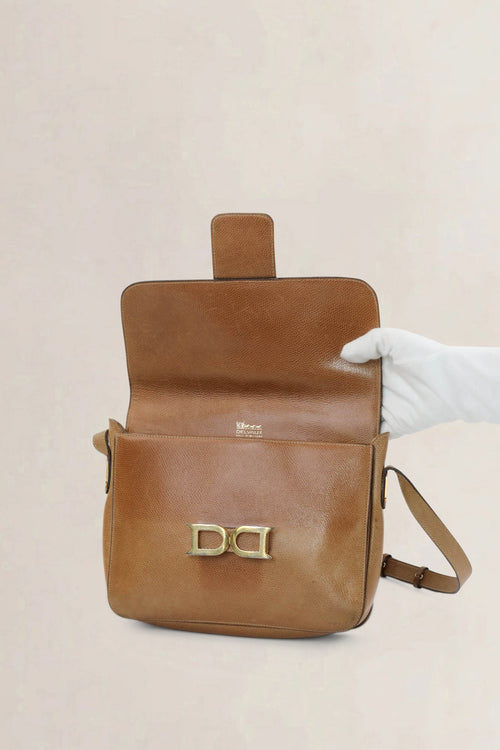 Brown Bourgogne Crossbody Bag