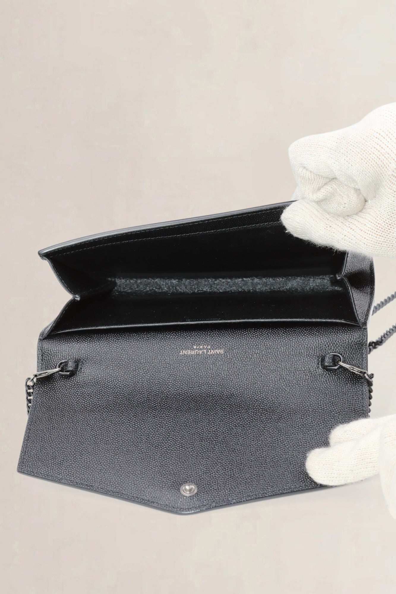 Black Uptown Chain Wallet