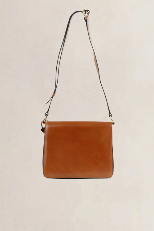 Delvaux Cognac Vintage Shoulder Bag