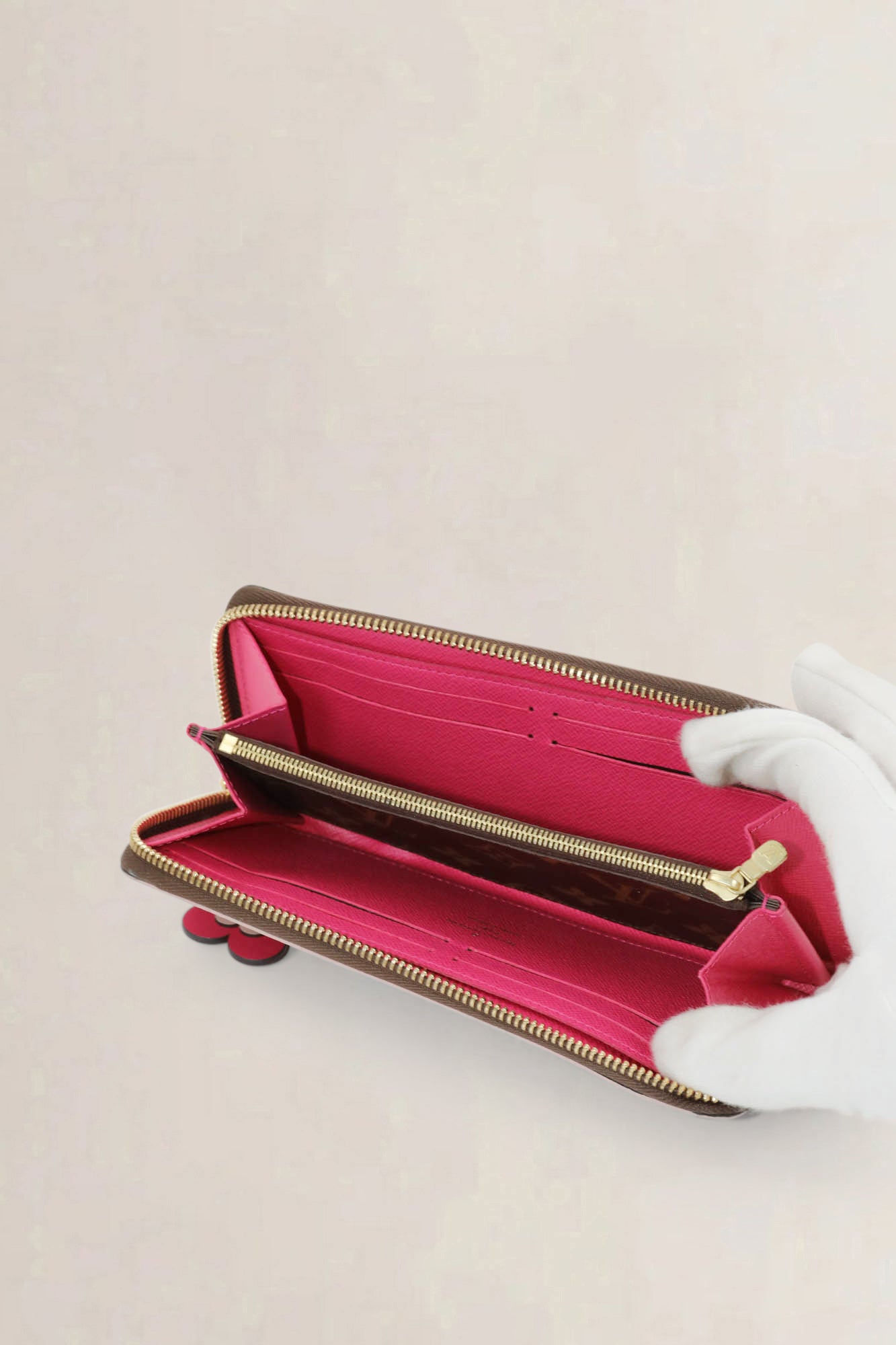 Louis Vuitton Clémence Flower Charm Wallet