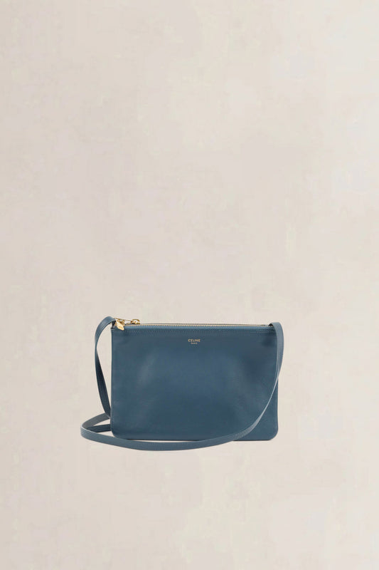 Céline Petrol Trio Crossbody Bag