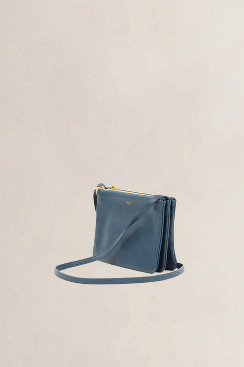 Céline Petrol Trio Crossbody Bag