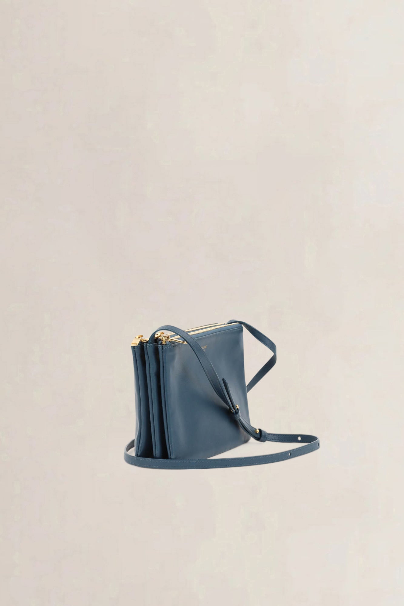 Céline Petrol Trio Crossbody Bag