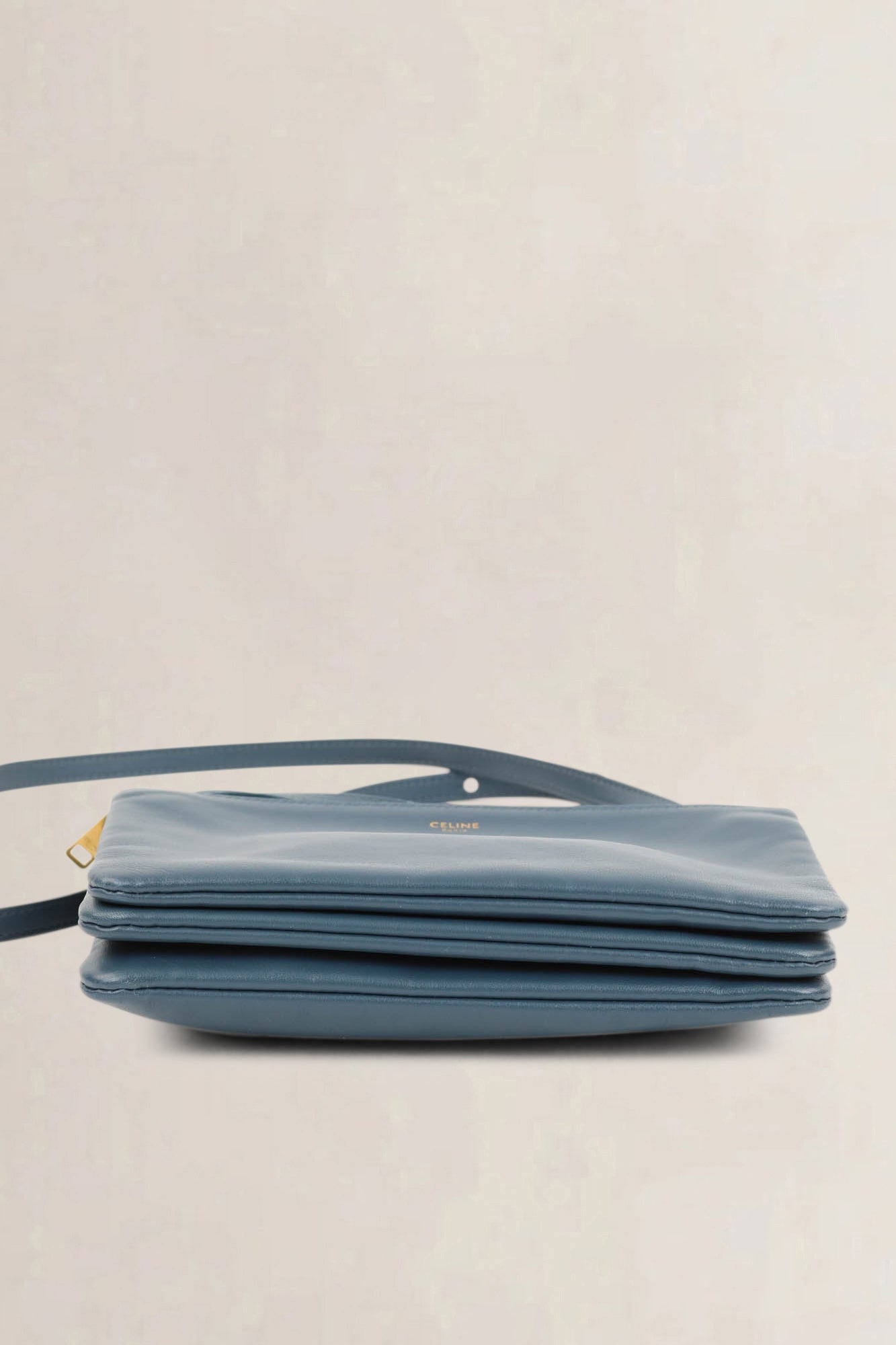 Céline Petrol Trio Crossbody Bag