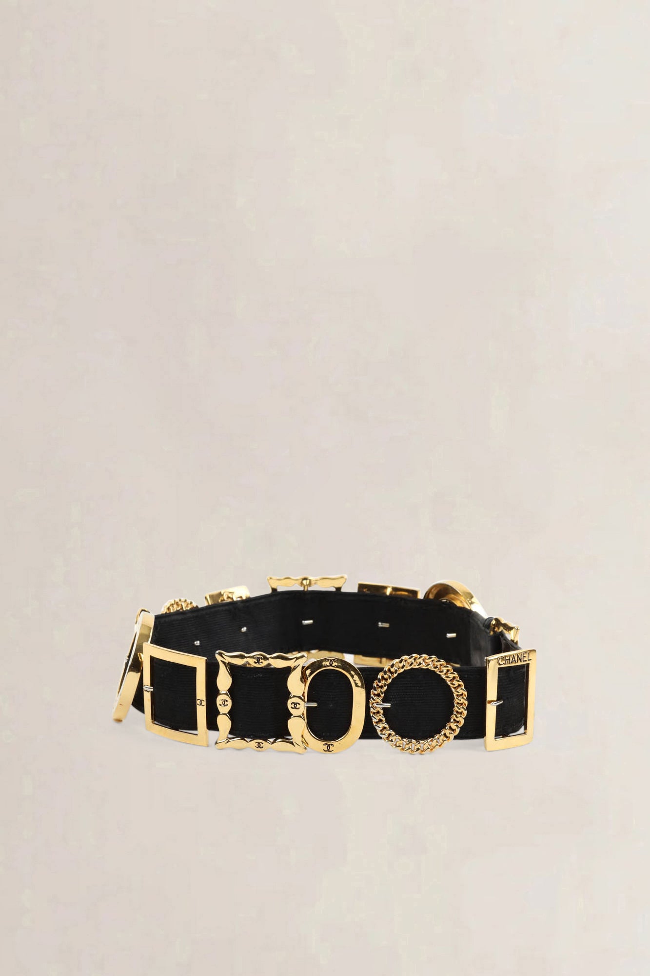 Chanel Multi Black Buckle Belt