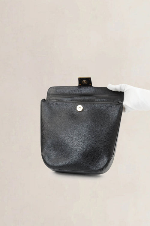 Delvaux Blue Top Handle Bag