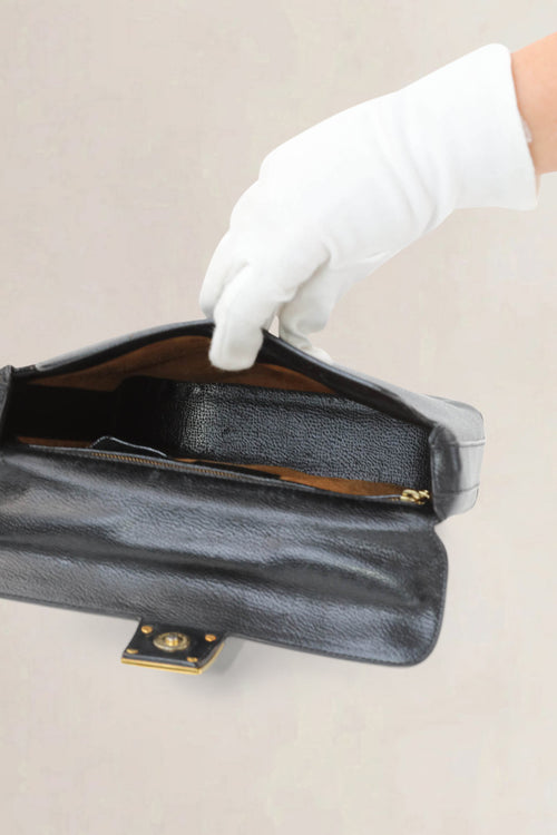 Delvaux Blue Top Handle Bag