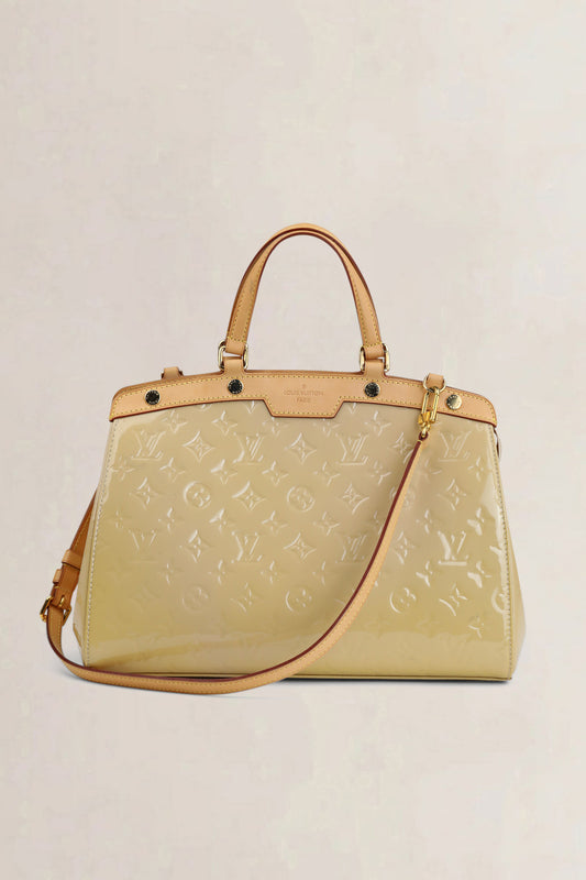 Dune Monogram Vernis Brea MM Crossbody Bag