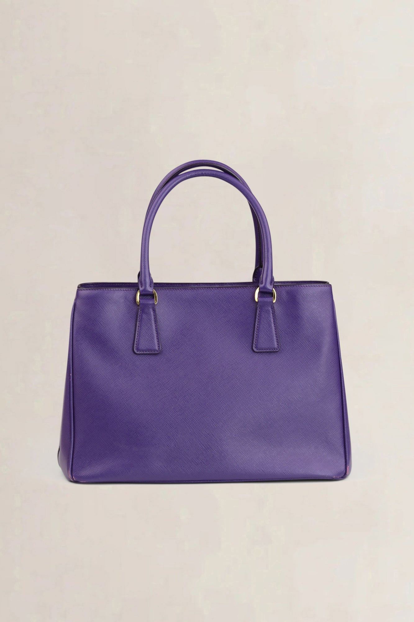 Purple Galleria Saffiano Leather Medium Crossbody Bag