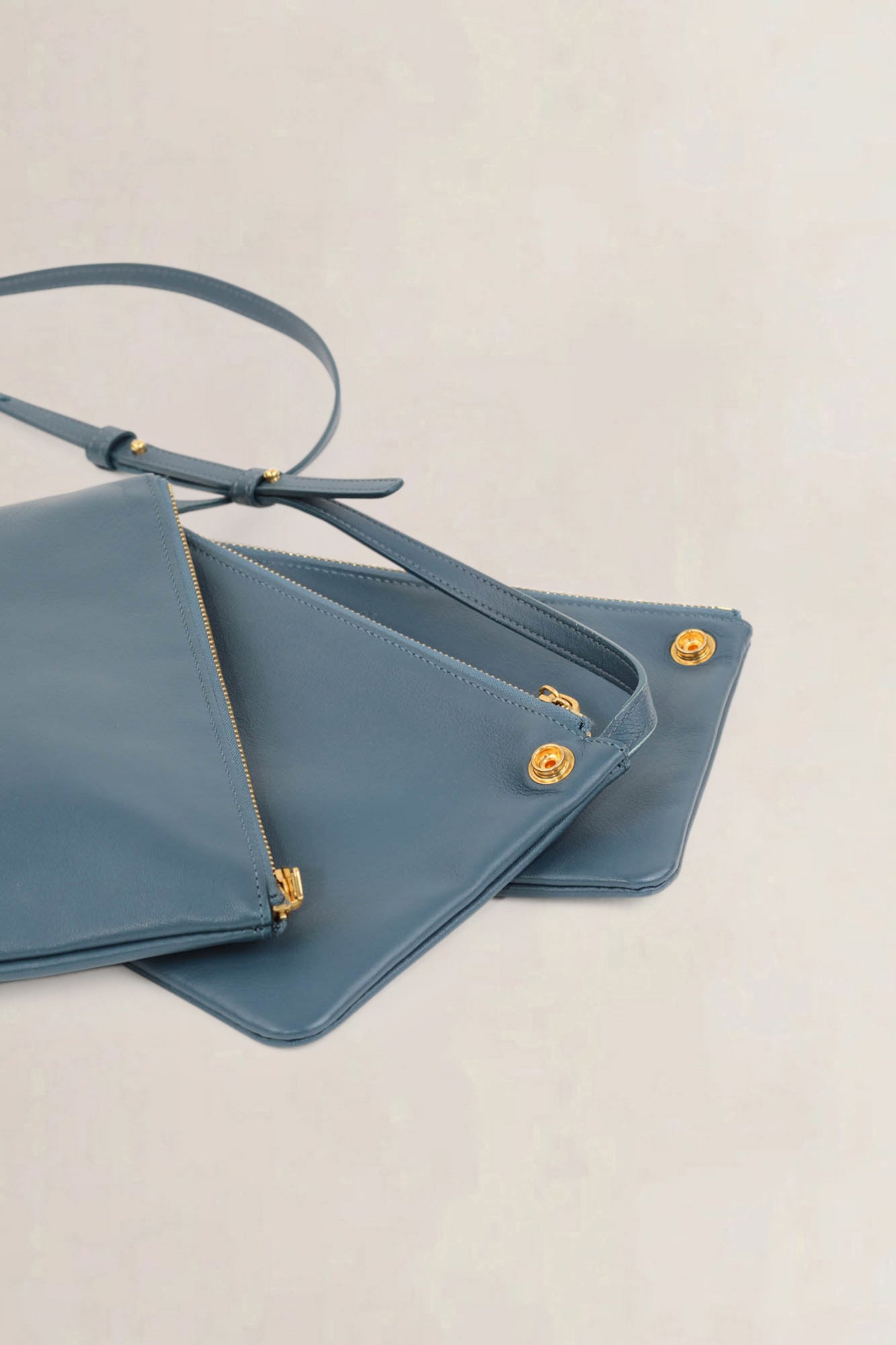 Céline Petrol Trio Crossbody Bag