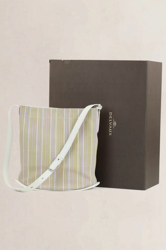 Delvaux Pin Rainbow Toile De Cuir Allure Crossbody Bag
