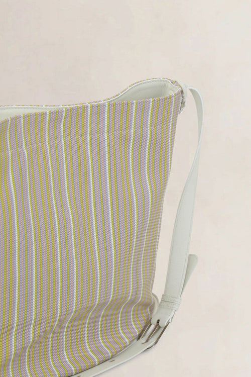 Delvaux Pin Rainbow Toile De Cuir Allure Crossbody Bag