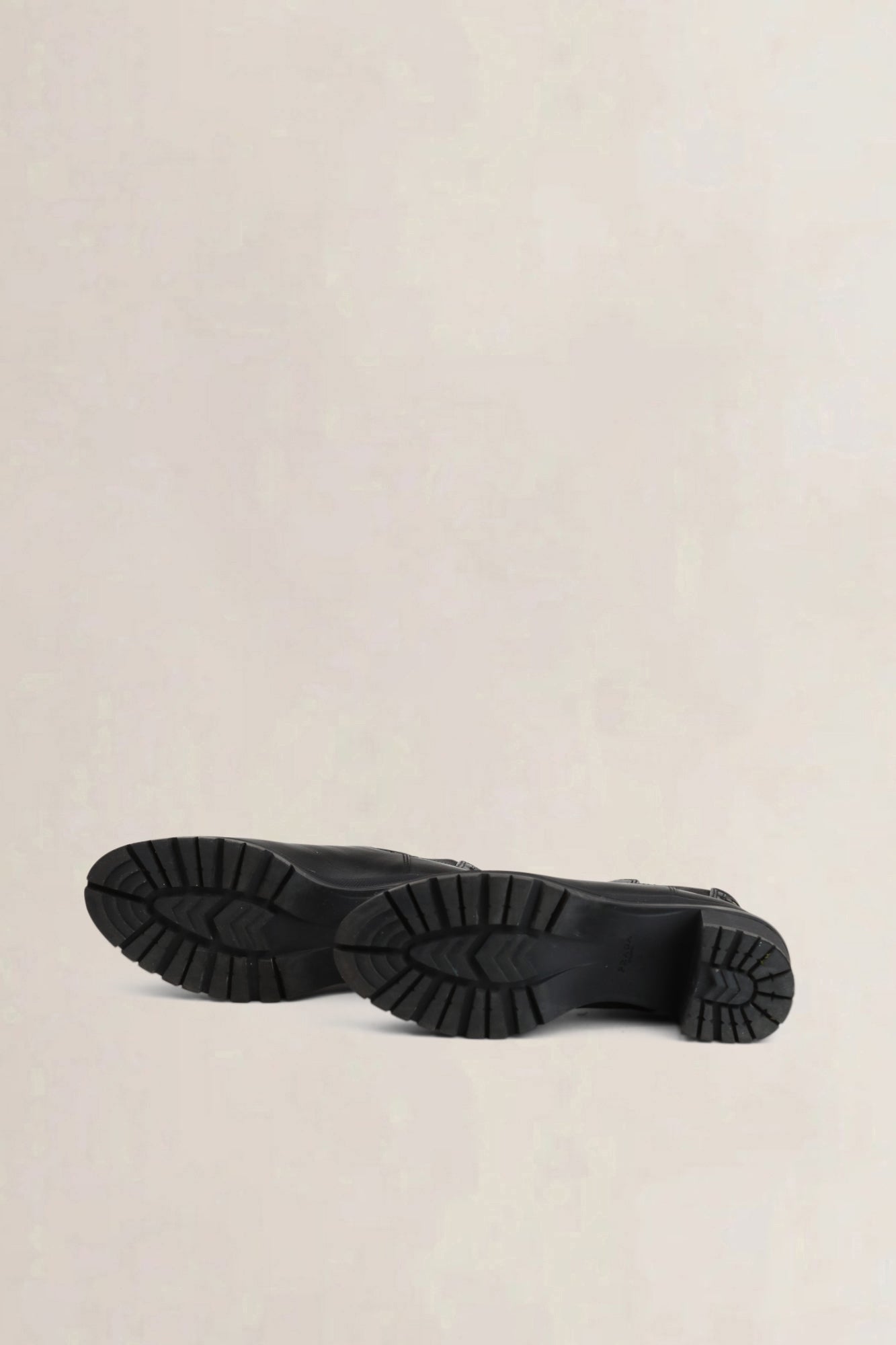 Prada Zwarte Leren Laarzen