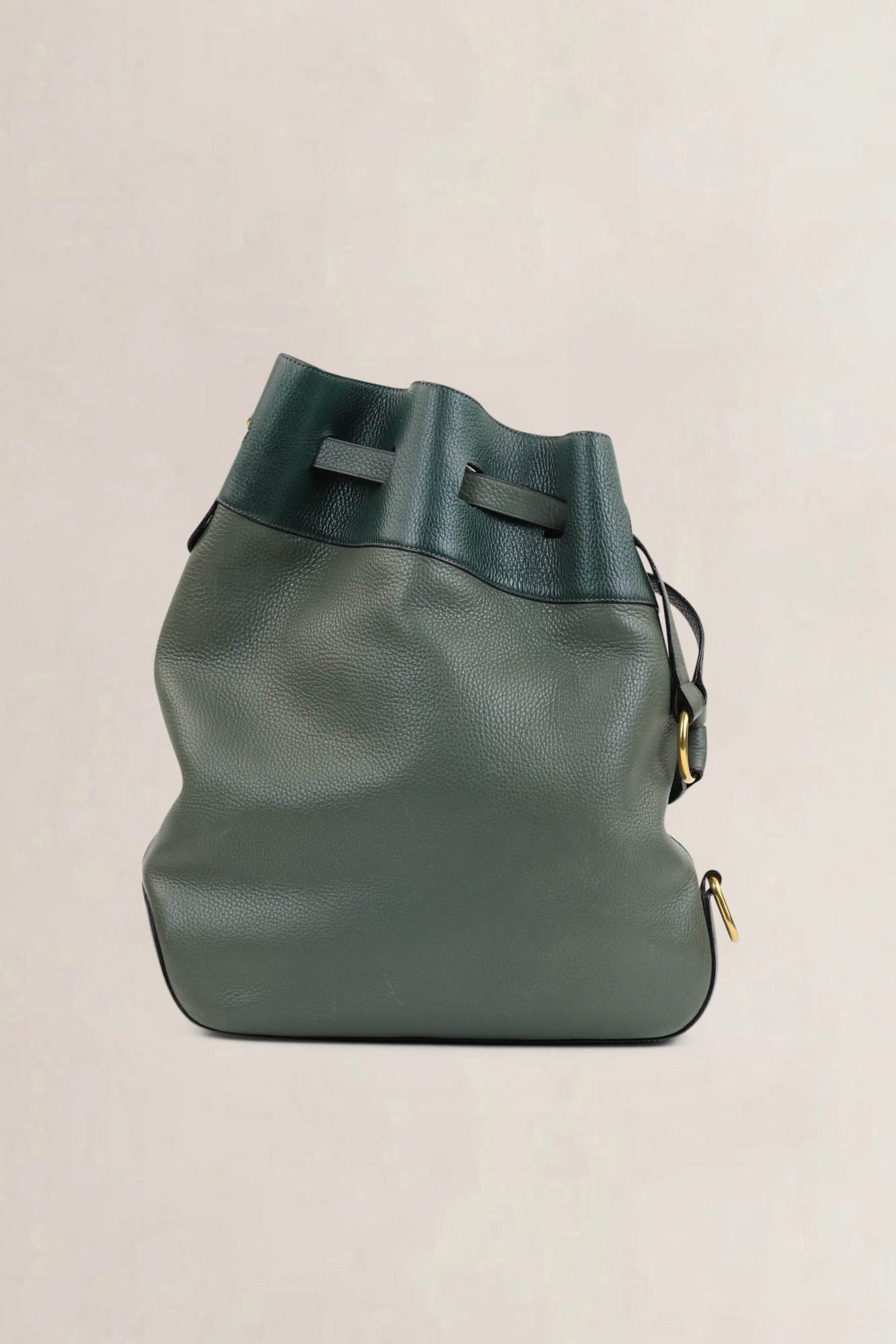 Delvaux Green/Khaki Cattogan Trotteur Shoulder Bag