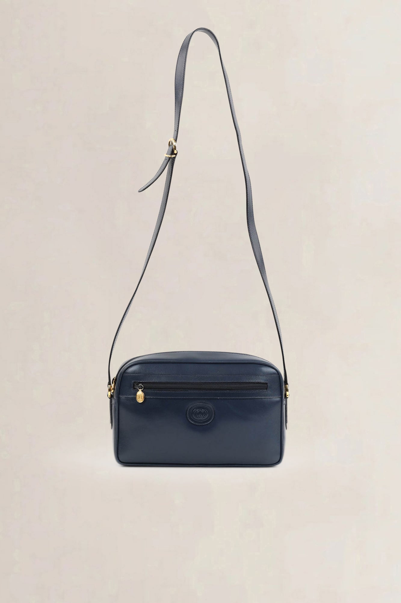 Gucci Blue Leather Crossbody Bag