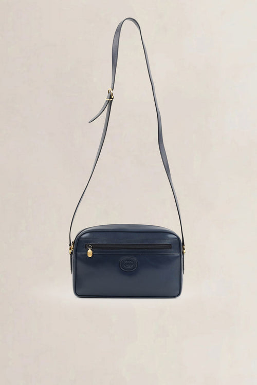 Gucci Blue Leather Crossbody Bag