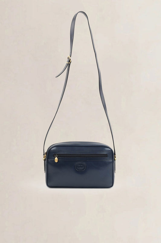 Gucci Blue Leather Crossbody Bag