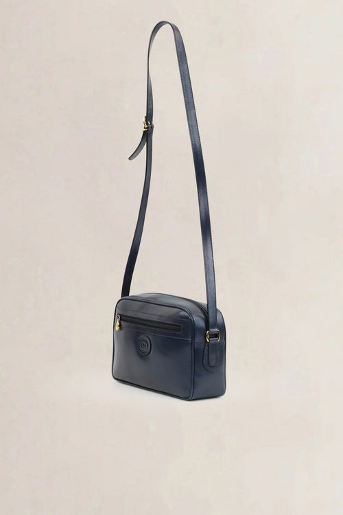 Gucci Blue Leather Crossbody Bag