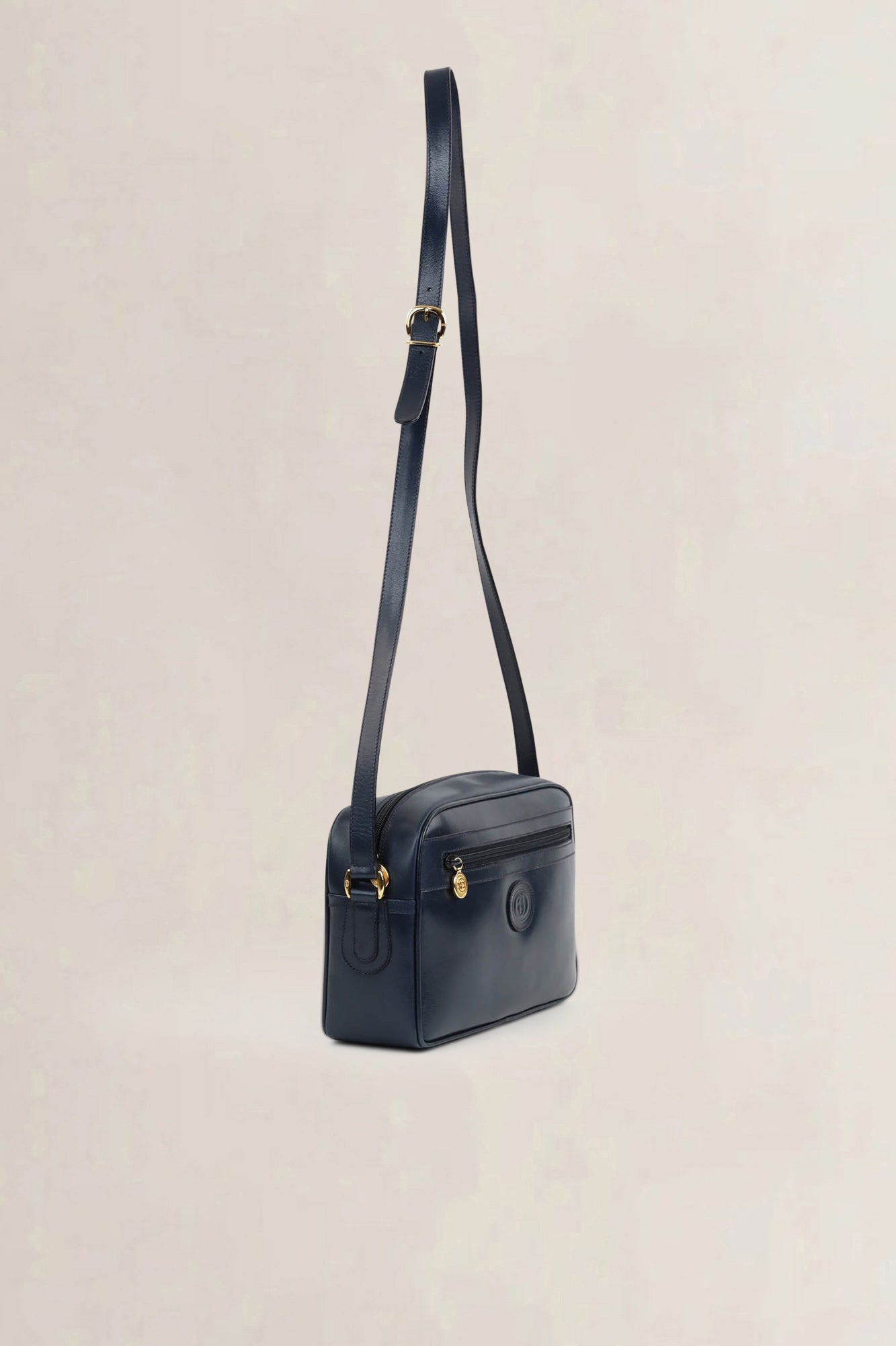 Gucci Blue Leather Crossbody Bag